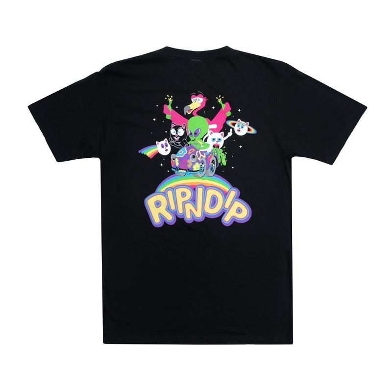 Ripndip Friends Forever Shirts Black | CA NB2353