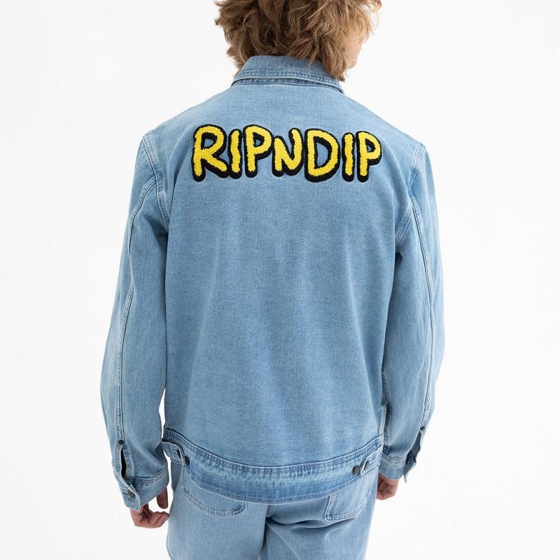 Ripndip Frustration Denim Jackets Wash | CA RW2504