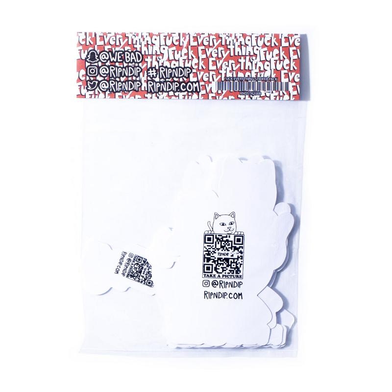 Ripndip Fuck Everything Sticker Pack Accessories Multicolor | CA NB2942