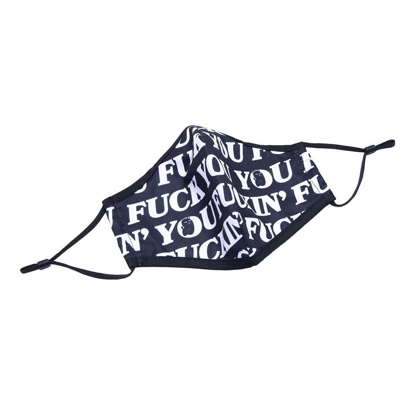 Ripndip Fuck You Face Mask Accessories Black | CA YU2961