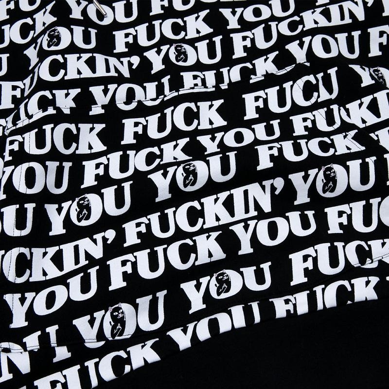 Ripndip Fuck You Hoodie Black | CA RW2582