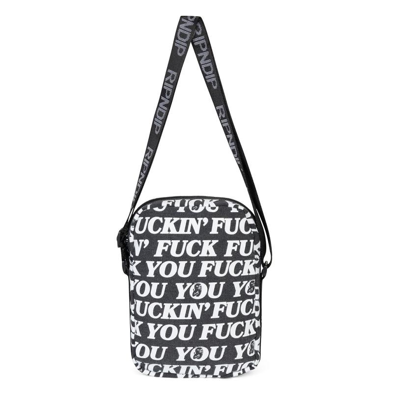 Ripndip Fuckin Fuck Crossbody Bags Black | CA DN2999