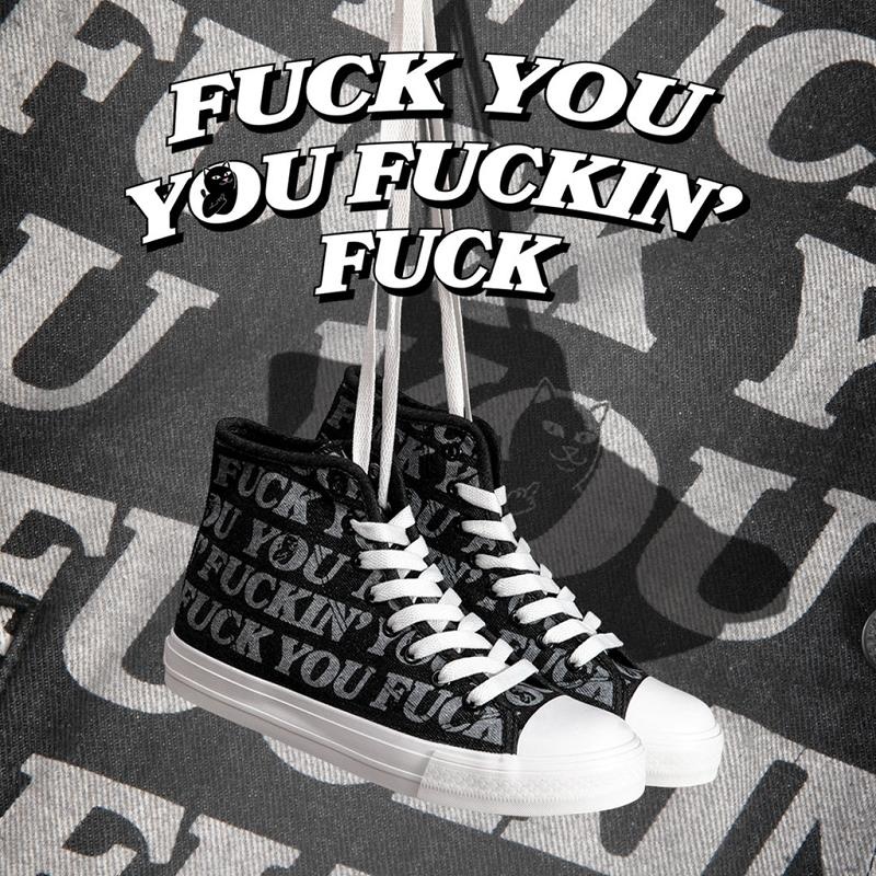 Ripndip Fuckin Fuck High Top High Tops Black | CA GL2040