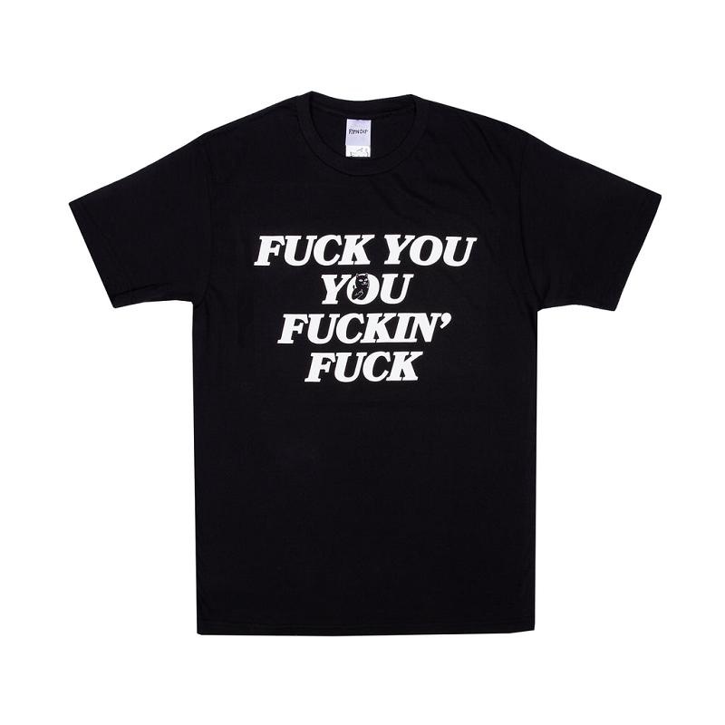 Ripndip Fucking Fuck Shirts Black | CA CE2330