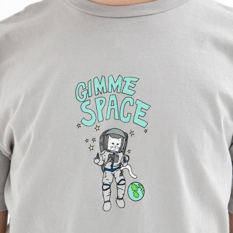 Ripndip Gimme Space Shirts Grey | CA SO2271