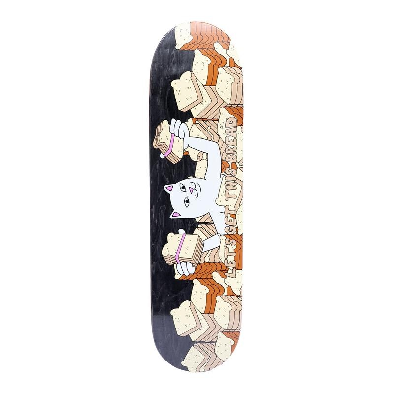 Ripndip Gluten Free Skateboard Black | CA YU2722