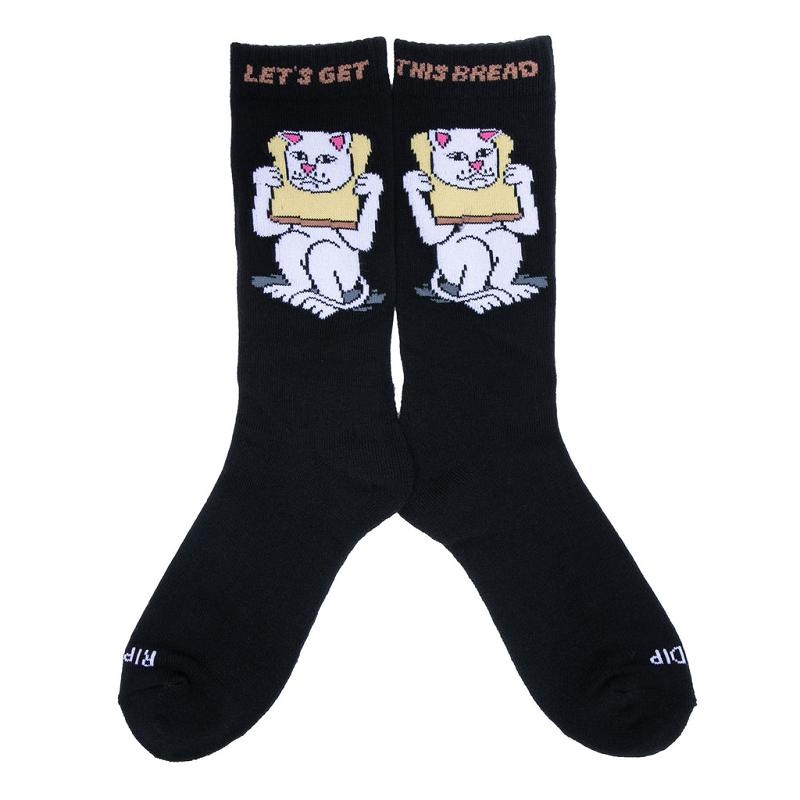 Ripndip Gluten Free Socks Black | CA AP2672