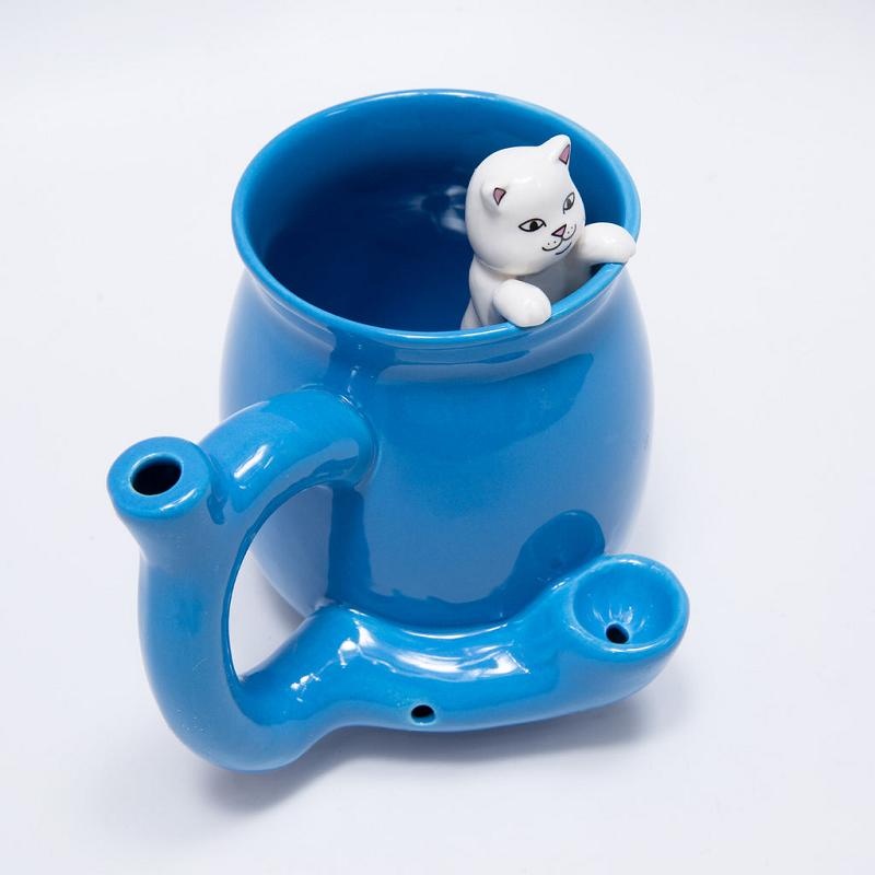 Ripndip Got Greens Ceramic Coffee Mug Pipe Accessories Blue | CA TV2794