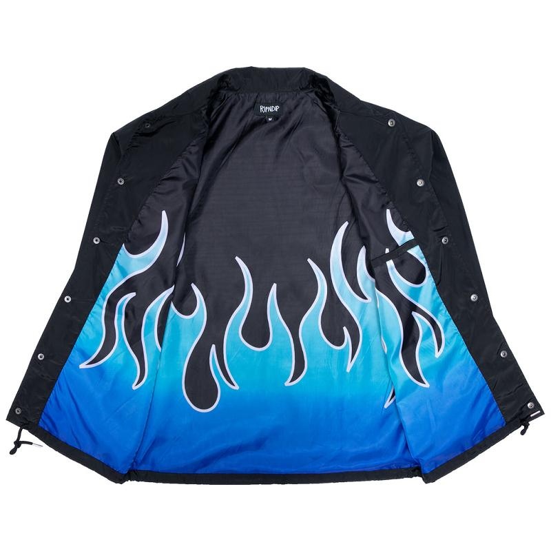 Ripndip Hades Coach Jackets Black | CA OR2499