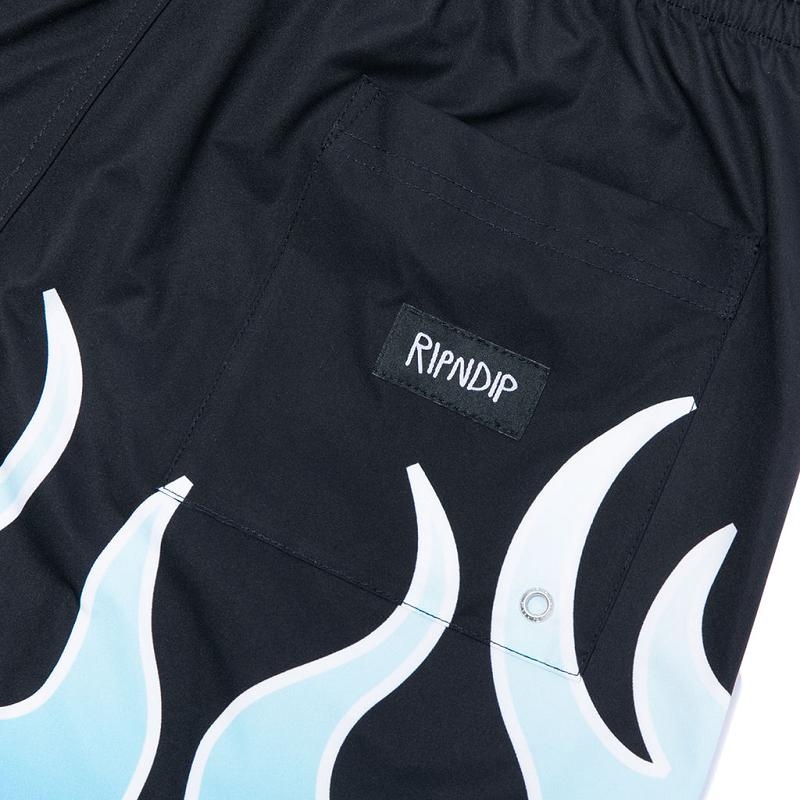 Ripndip Hades Swim Shorts Black | CA IS2189