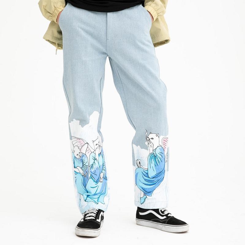 Ripndip Heaven And Hell Denim Pants Light Wash | CA EX2401