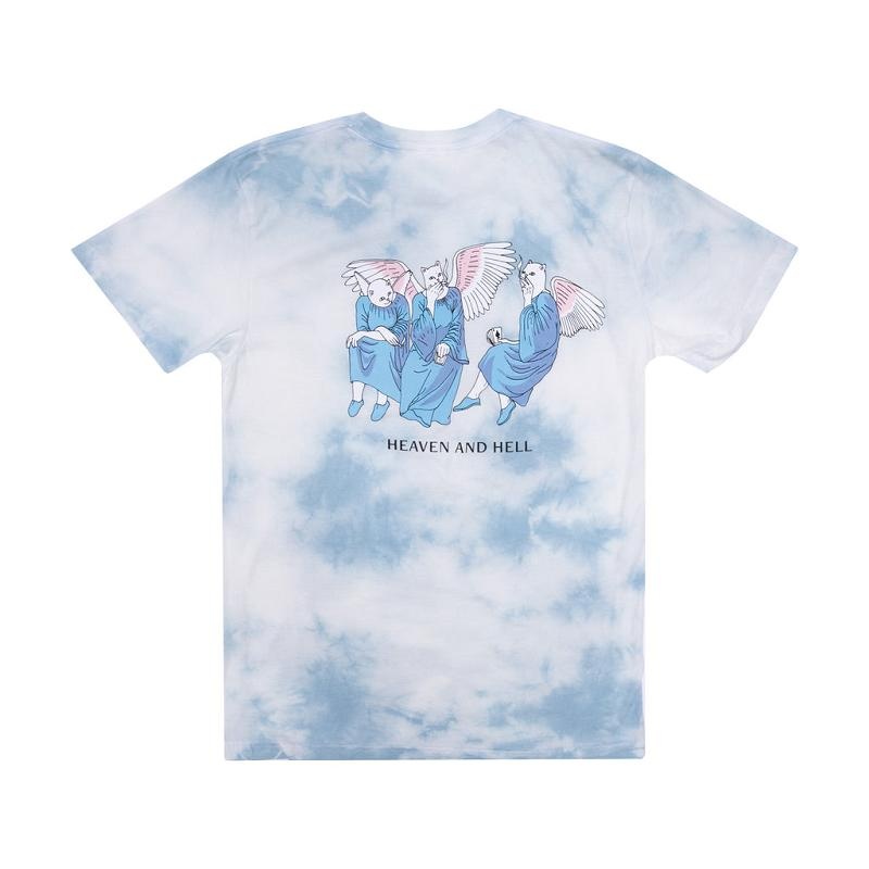 Ripndip Heaven And Hell Shirts Blue Wash | CA LH2333