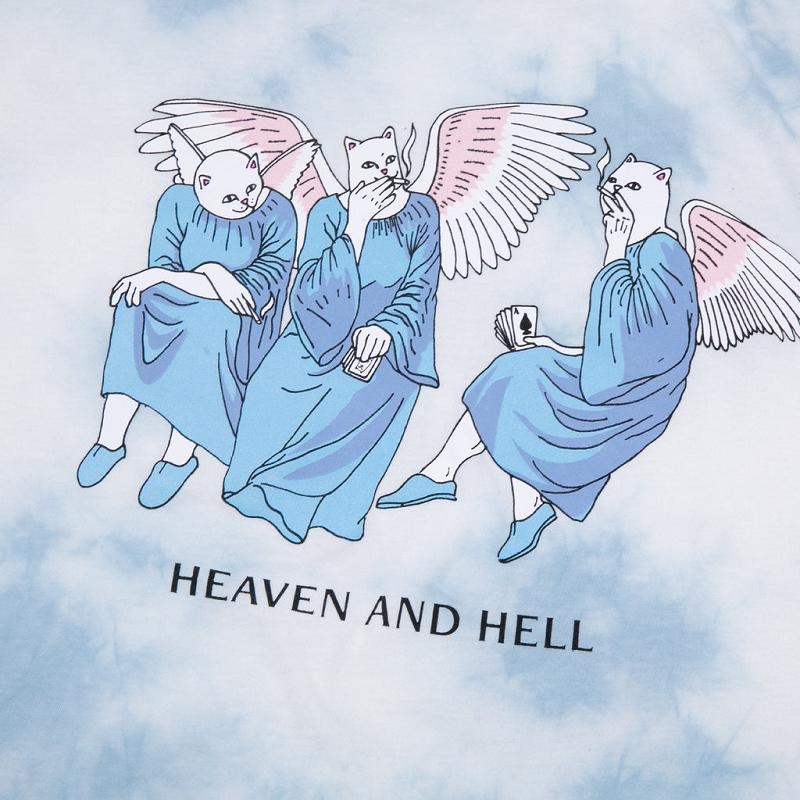 Ripndip Heaven And Hell Shirts Blue Wash | CA LH2333