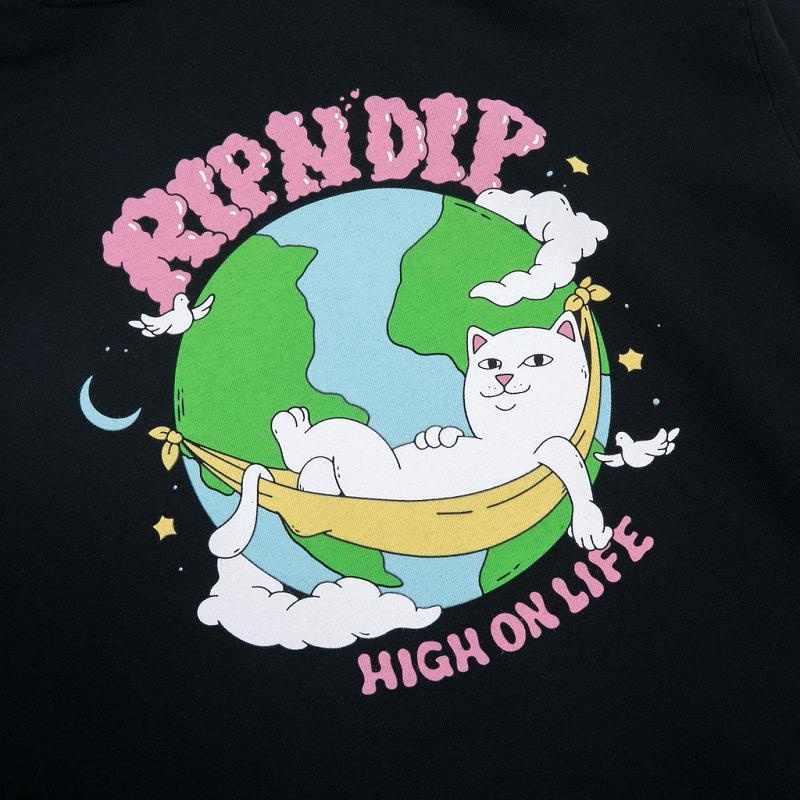 Ripndip High On Life Hoodie Black | CA OR2551