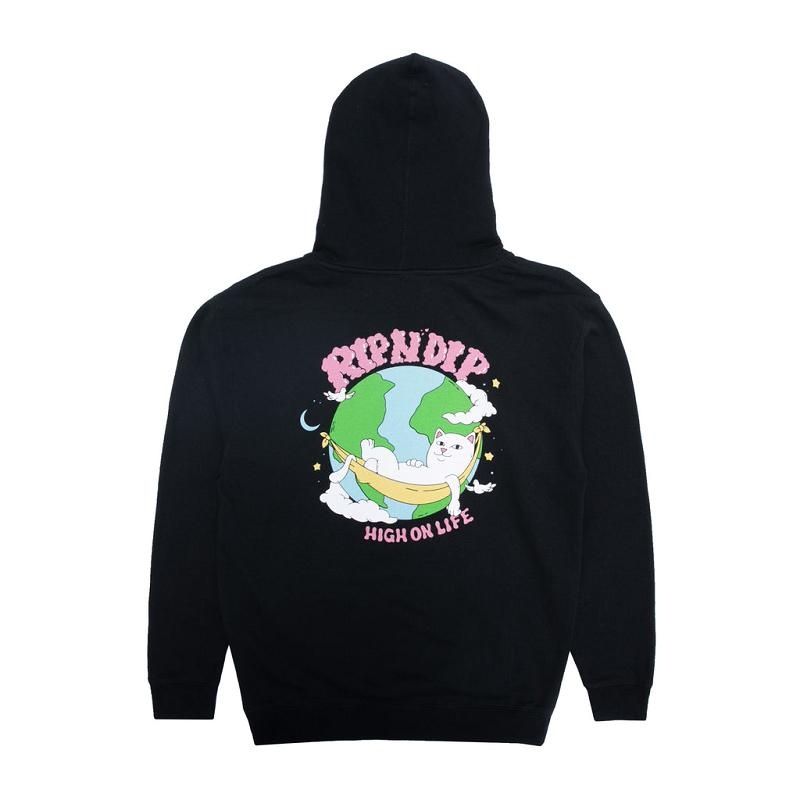 Ripndip High On Life Hoodie Black | CA OR2551