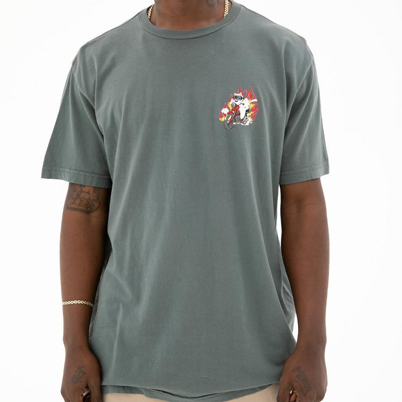 Ripndip Highway To Heck Shirts Grey | CA HK2362