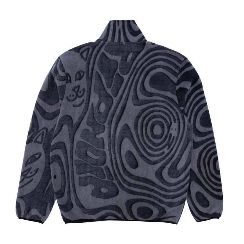 Ripndip Hypnotic Polar Fleece Jackets Black | CA WY2506