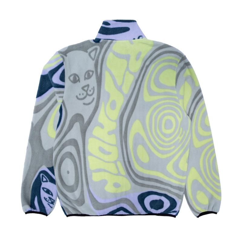 Ripndip Hypnotic Polar Fleece Jackets Grey / Lavender | CA HK2466