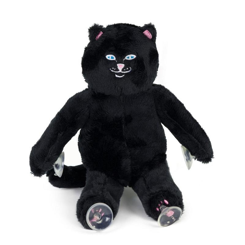 Ripndip Jerm Window Plush Suction Cup Plush Doll Accessories Black | CA LH2761