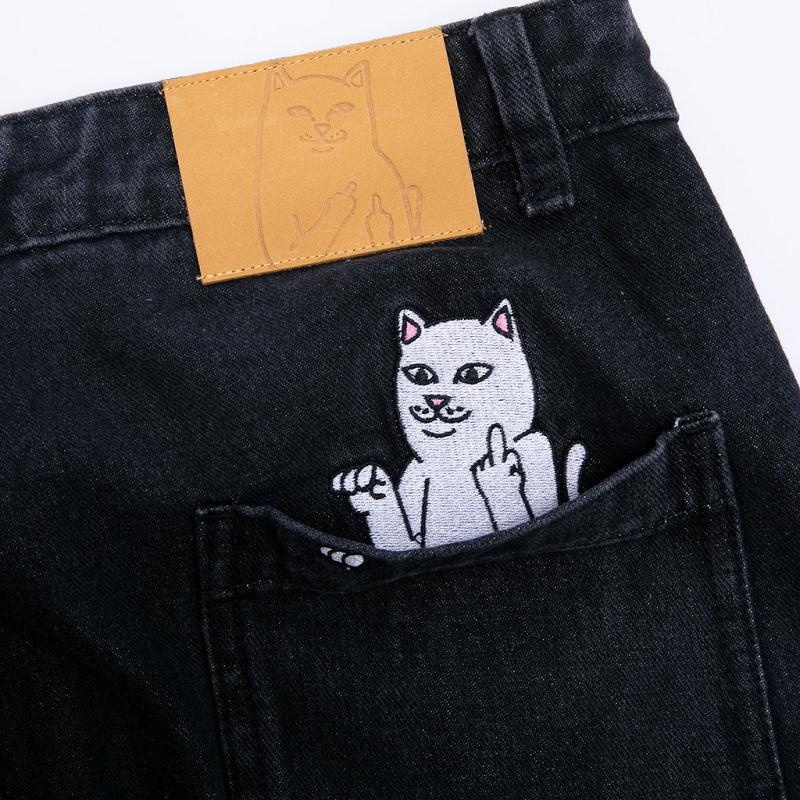 Ripndip La Brea Denim Pants Black Wash | CA JJ2387