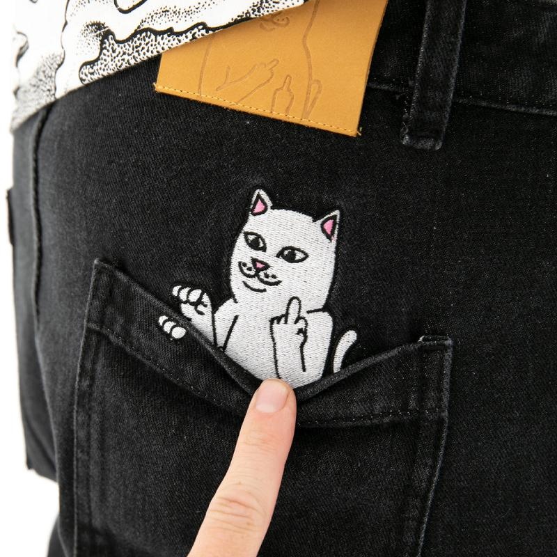 Ripndip La Brea Denim Shorts Black Wash | CA SO2167