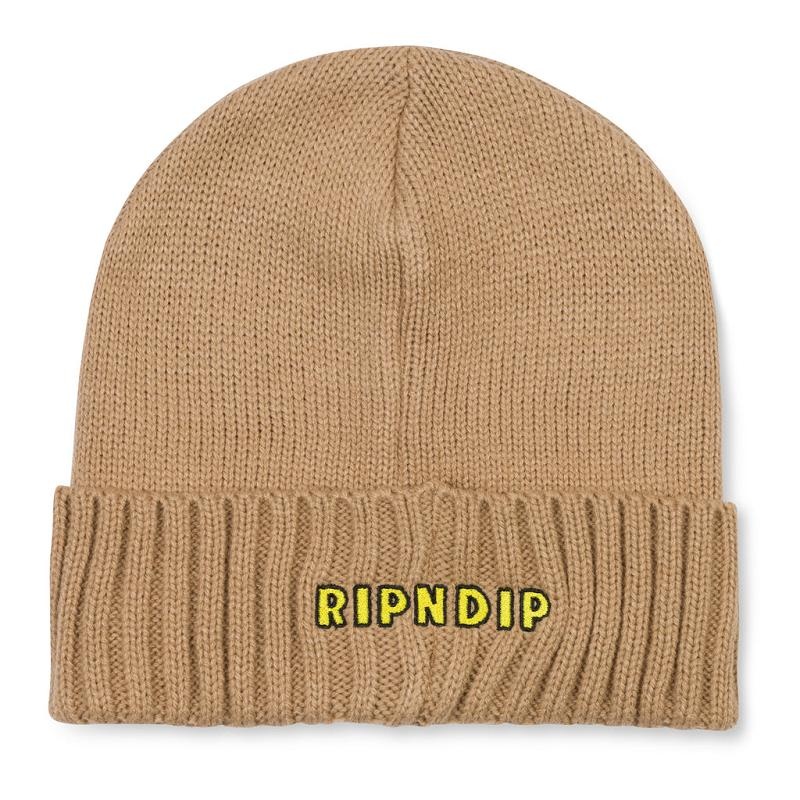 Ripndip Lady Friend Beanie Brown | CA IS2085