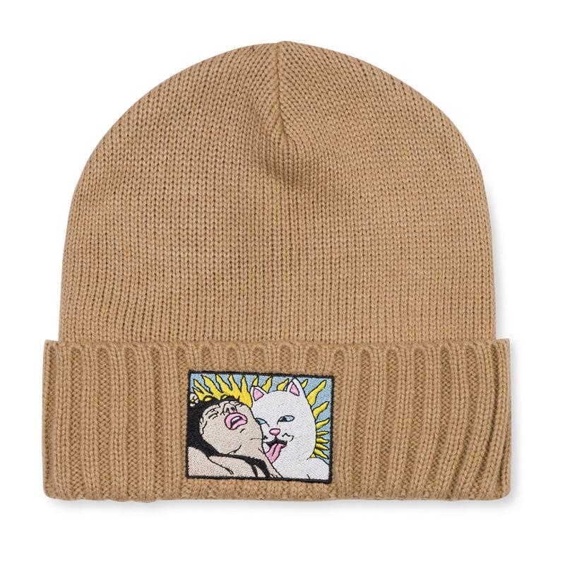 Ripndip Lady Friend Beanie Brown | CA IS2085