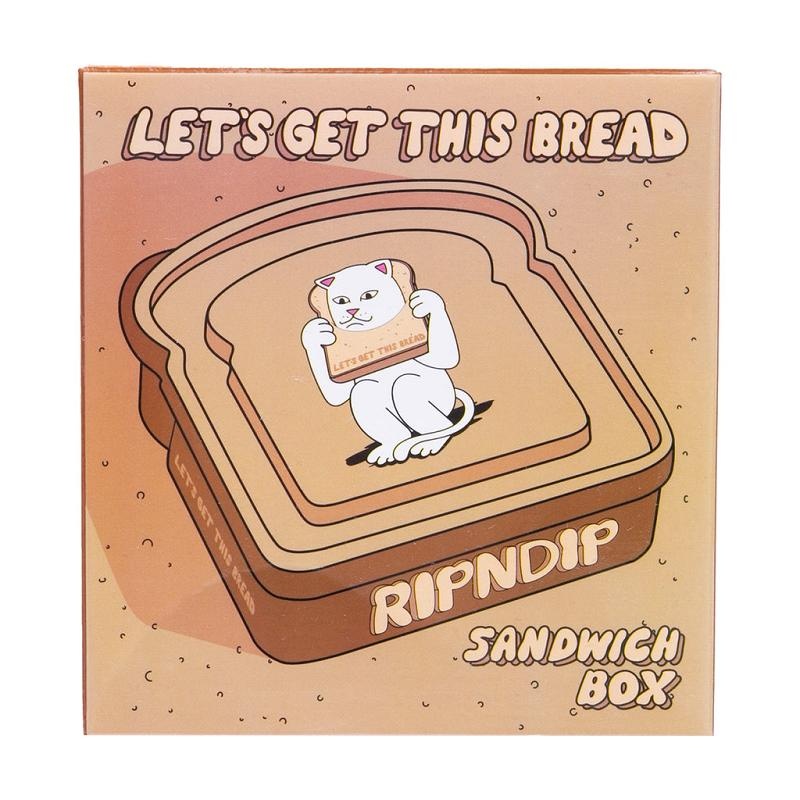 Ripndip Lets Get This Bread Sandwich Box Accessories Brown | CA IS2817