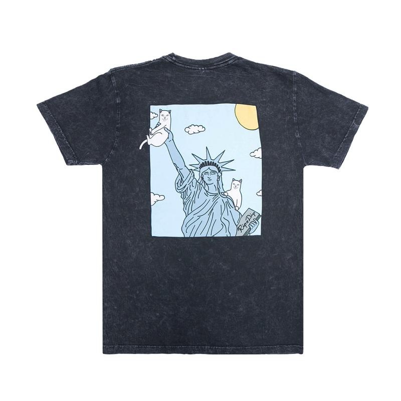 Ripndip Liberty Shirts Black Wash | CA WY2324