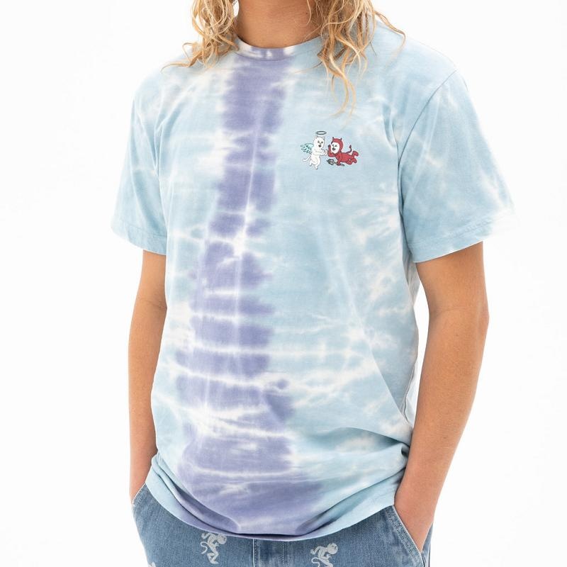 Ripndip Limbo Shirts Light Blue | CA XF2357