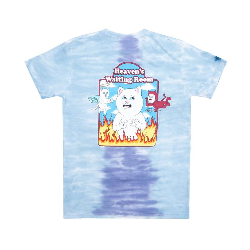 Ripndip Limbo Shirts Light Blue | CA XF2357