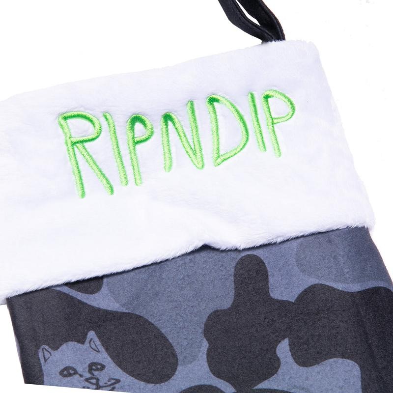 Ripndip Lord Alien Christmas Stocking Socks Black | CA FM2643