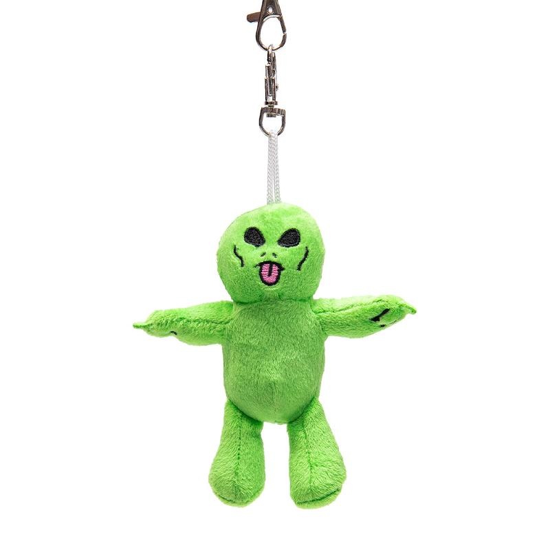 Ripndip Lord Alien Plush Keychain Accessories Green | CA FM2953