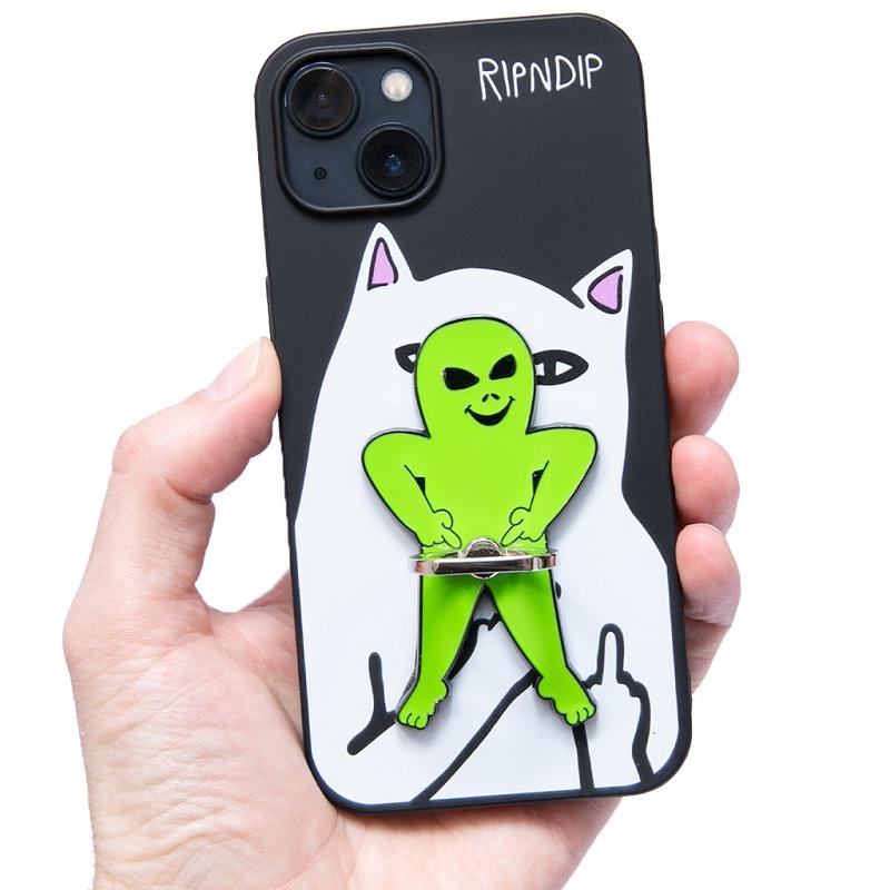 Ripndip Lord Alien Ring Phone Holder Accessories Green | CA MA2799