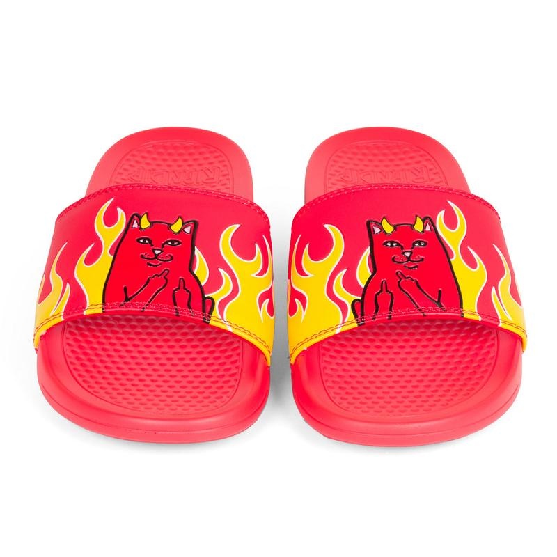 Ripndip Lord Devil Slides Red | CA GL2014