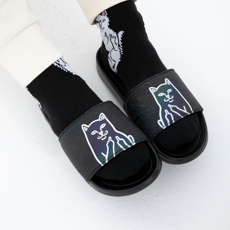 Ripndip Lord Jermal Leaf Camo Slides Black | CA KI2017