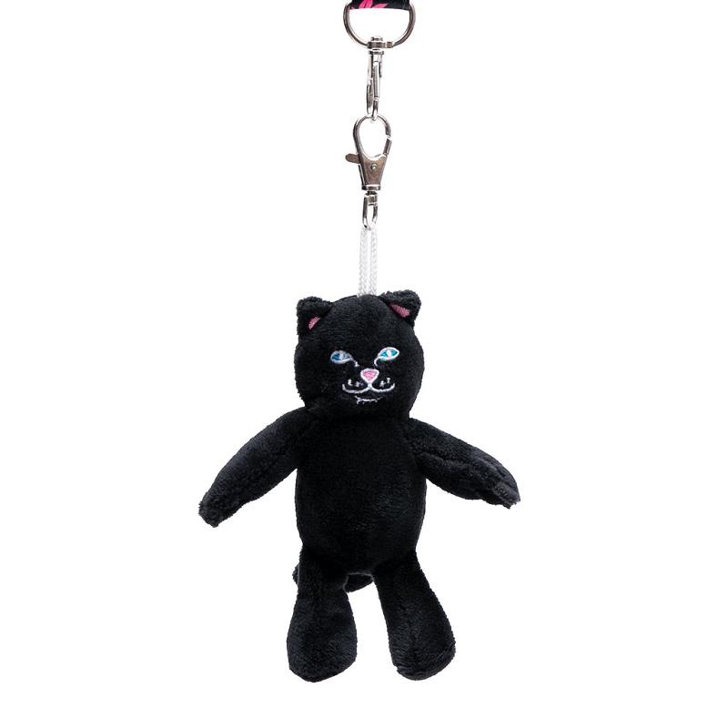 Ripndip Lord Jermal Plush Keychain Accessories Black | CA DN2954