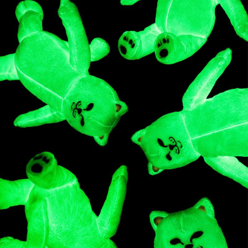 Ripndip Lord Nerm Glow In The Dark Plush Accessories White | CA CE2900