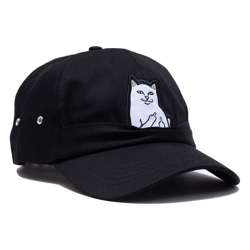 Ripndip Lord Nermal 6 Panel Pocket Hats Black | CA DN2064