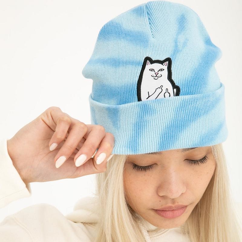 Ripndip Lord Nermal Beanie Light Blue | CA WY2105