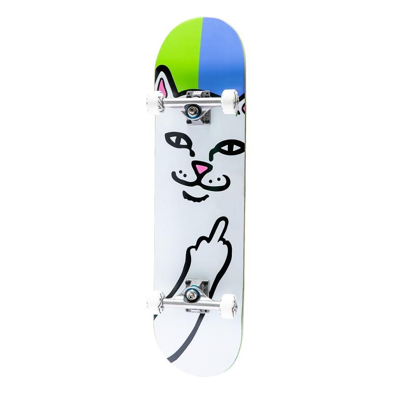 Ripndip Lord Nermal Complete Skateboard Green / Blue | CA GL2695