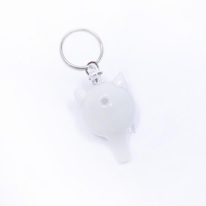 Ripndip Lord Nermal Glass Carb Cap Keychain Accessories White | CA AP2930