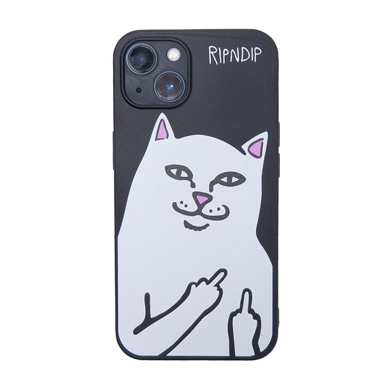 Ripndip Lord Nermal Iphone Case Accessories Black | CA QZ2798