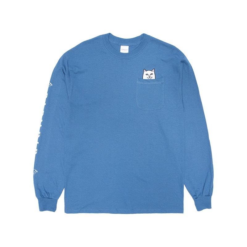 Ripndip Lord Nermal Long Sleeve Blue | CA CE2460