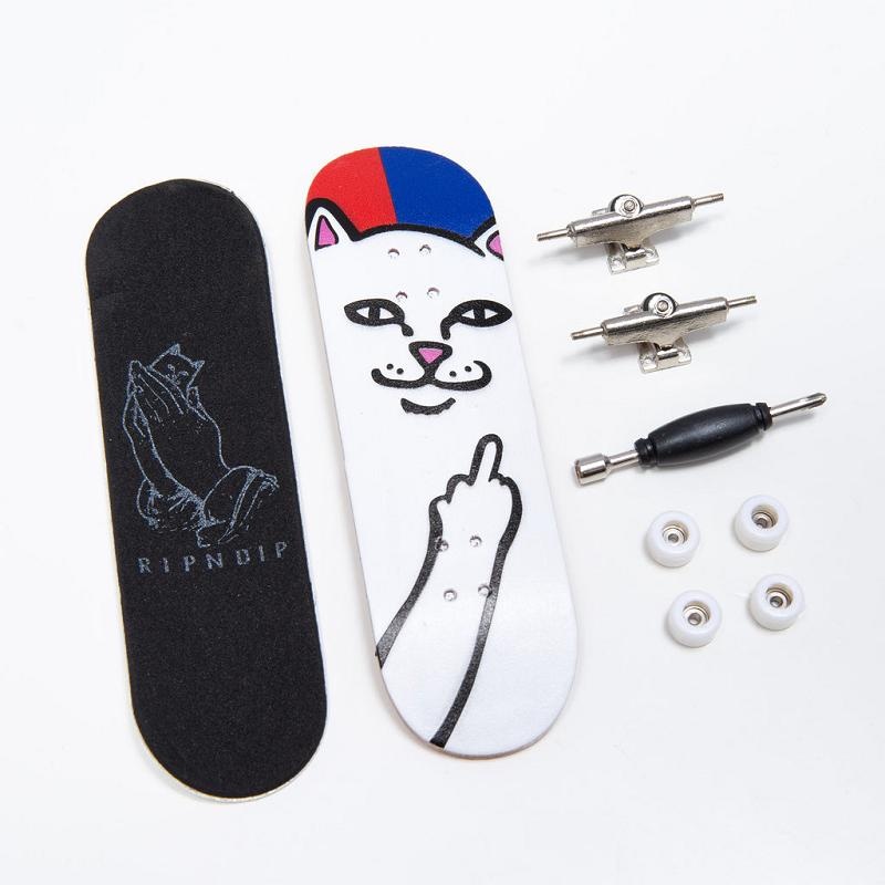 Ripndip Lord Nermal Mini Skateboard Accessories Red / Blue | CA YU2864