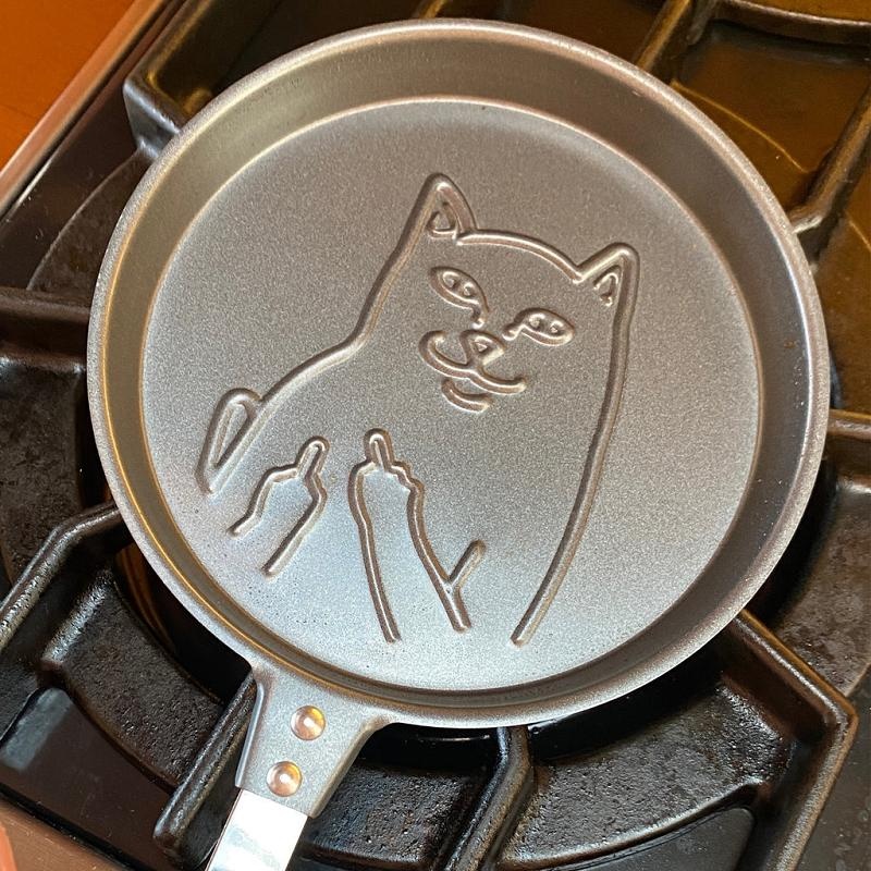 Ripndip Lord Nermal Pancake Pan Accessories Black | CA GL2837