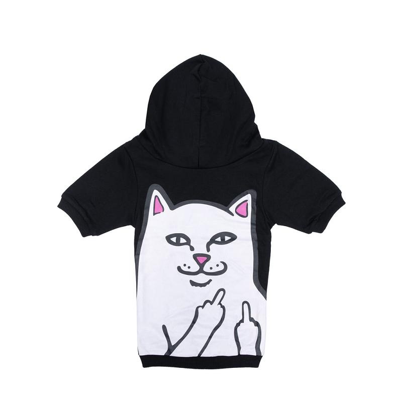 Ripndip Lord Nermal Pet Hoodie Accessories Black | CA VD2802