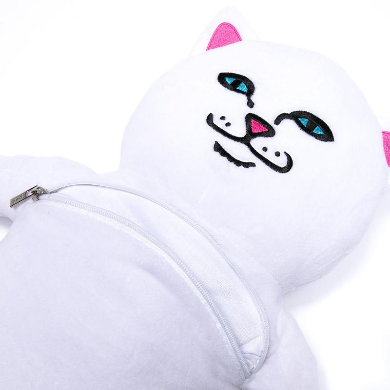 Ripndip Lord Nermal Plush Backpacks White | CA MA2754