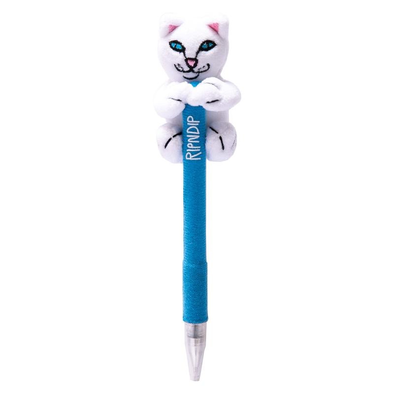 Ripndip Lord Nermal Plush Pen Accessories White | CA LH2948