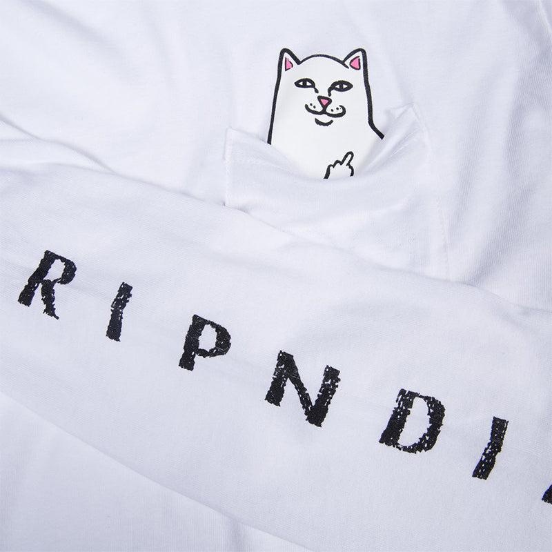 Ripndip Lord Nermal Pocket L/S Long Sleeve White | CA IS2422